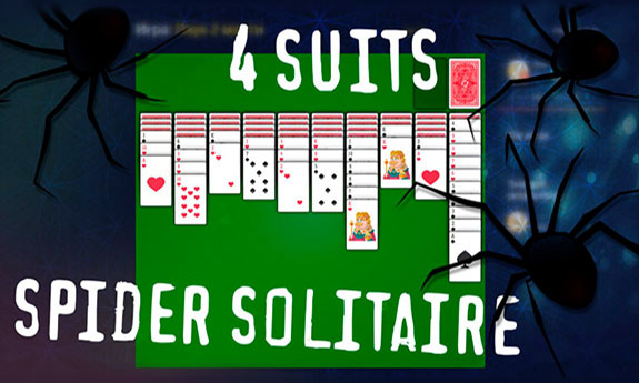 SOLITAIRE SPIDER 4 SUITS free online game on