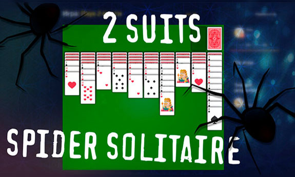 spider solitaire 2 suits game