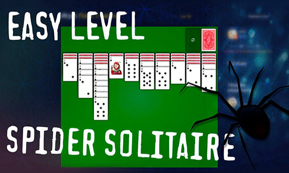 Spider Solitaire 4 Suits full screen - free online games on PC